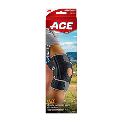 ACE Adjustable Knee Brace with Side Stabilizers